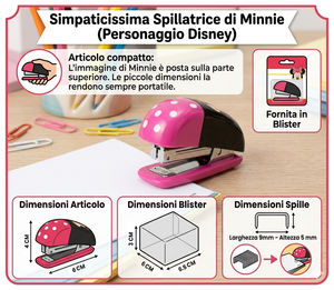 Spillatrice Minnie DISNEY Cm. 6x4 - 280390