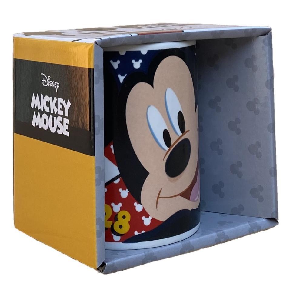 Tazza Mug Topolino DISNEY Mickey Mouse in Ceramica 350 Ml Confezione Regalo - D05198mc