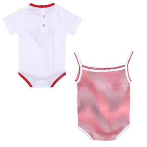 Set Body Minnie DISNEY 2 Pezzi 100% Cotone in Scatola - 9301