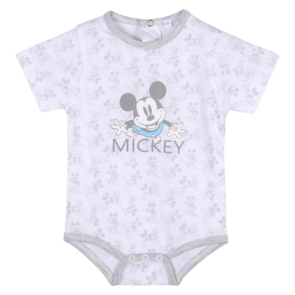 Set Body Topolino DISNEY 2 Pezzi 100% Cotone in Scatola - 9297