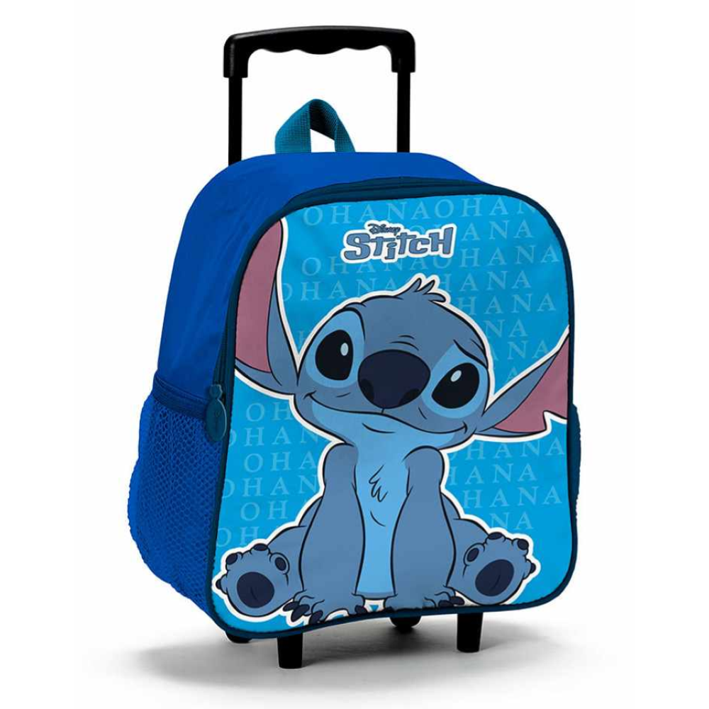 Zaino Asilo Trolley Stitch DISNEY Borsa Scuola Tempo Libero - D05778mc