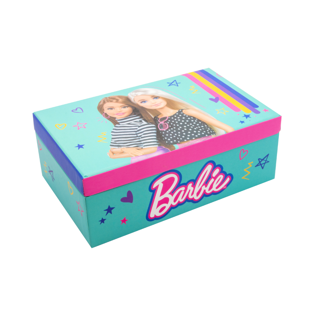 Portagioie Completo di Accessori Capelli 6 Pezzi Barbie in Confezione Regalo - 22783
