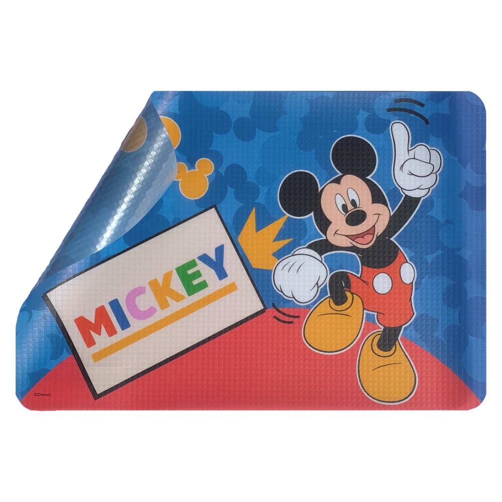 Tovaglietta Topolino DISNEY in Plastica Morbida Antiscivolo Ripiegabile Lavabile da Colazione Pranzo Cm.44x30 - Mic0843