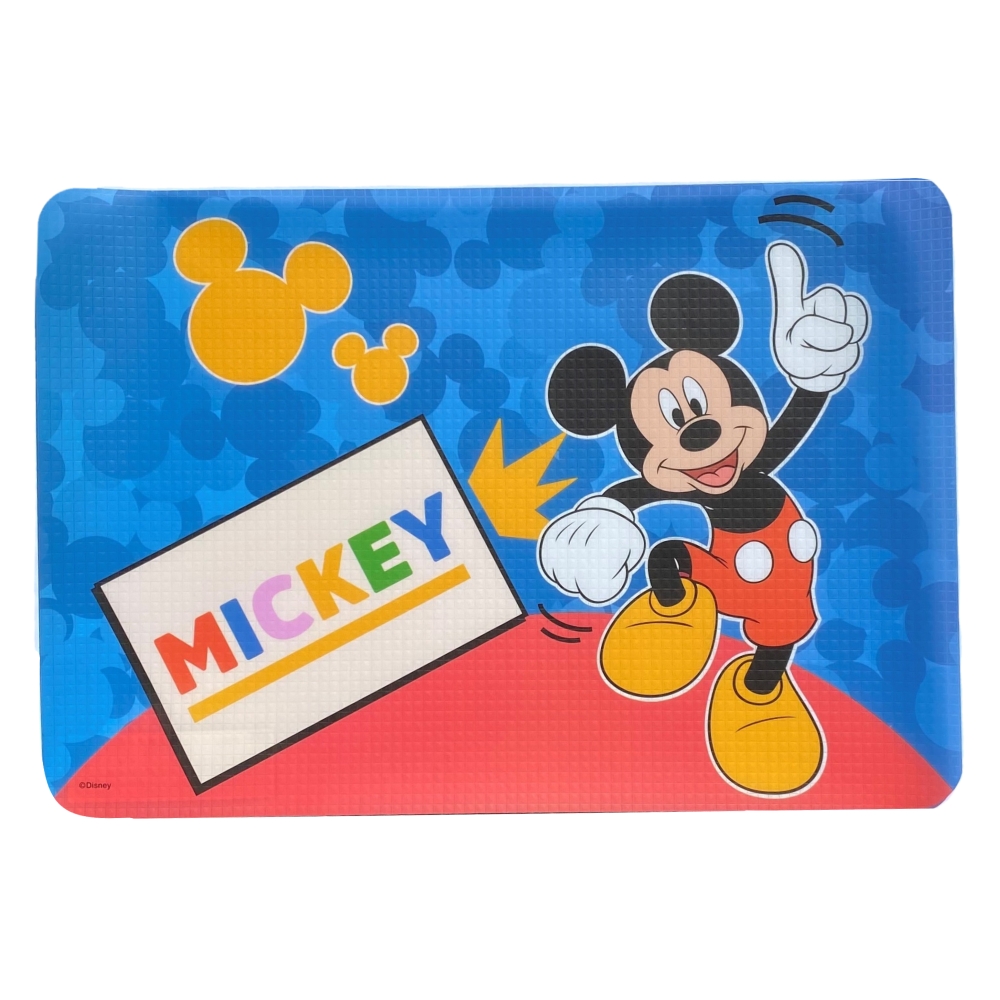 Tovaglietta Topolino DISNEY in Plastica Morbida Antiscivolo Ripiegabile Lavabile da Colazione Pranzo Cm.44x30 - Mic0843