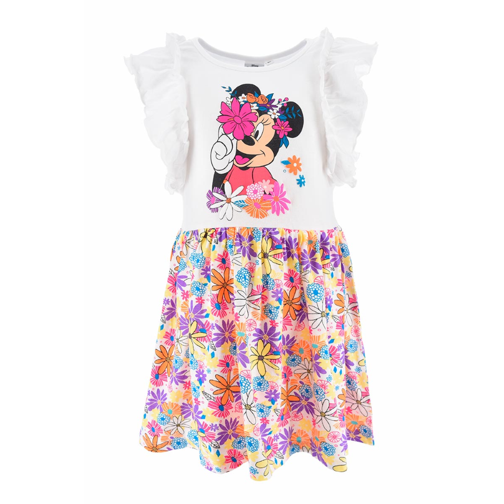 Scamiciata Minnie Mouse DISNEY Bambina Sun City 3/8 Anni - We1088bianco