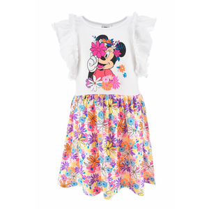 Scamiciata Minnie Mouse DISNEY Bambina Sun City 3/8 Anni - We1088bianco