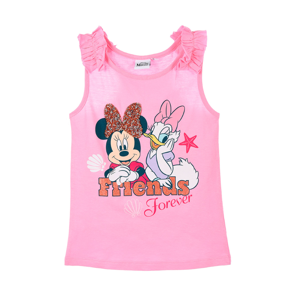 Canotta Miinnie Mouse DISNEY Maglietta Bambina Sun City - We1095rosa
