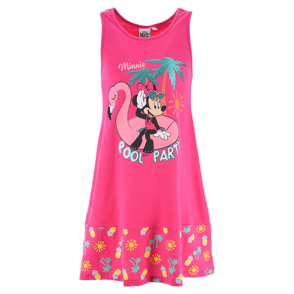 Scamiciata Minnie Mouse DISNEY Bambina Sun City 3/8 Anni - We1098fuxia