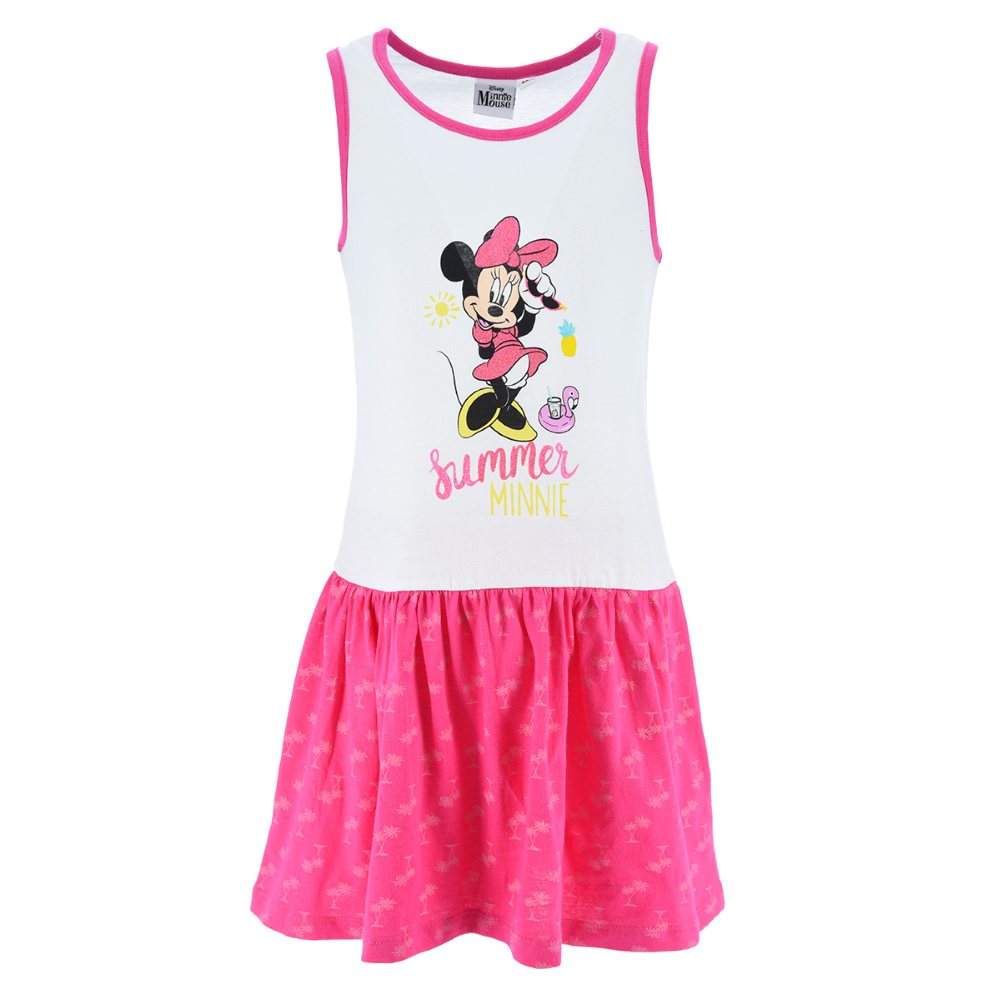 Scamiciata Minnie Mouse DISNEY Bambina Sun City 3/8 Anni - We1224fuxia