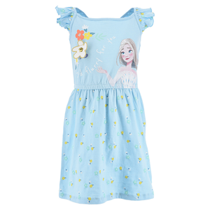 Scamiciata Frozen Ii DISNEY Bambina Sun City 3/8 Anni - We1109azzurro