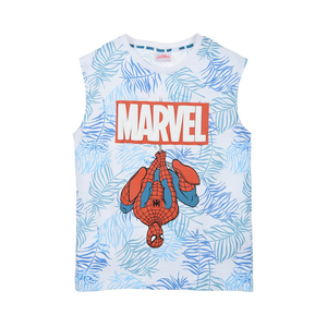 Canotta Spiderman MARVEL Maglietta Bambino Sun City - We1015bianco