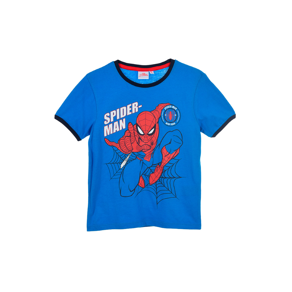 T-Shirt M.c. Spiderman MARVEL Maglietta Bambino Sun City 3/8 Anni - We1208blu