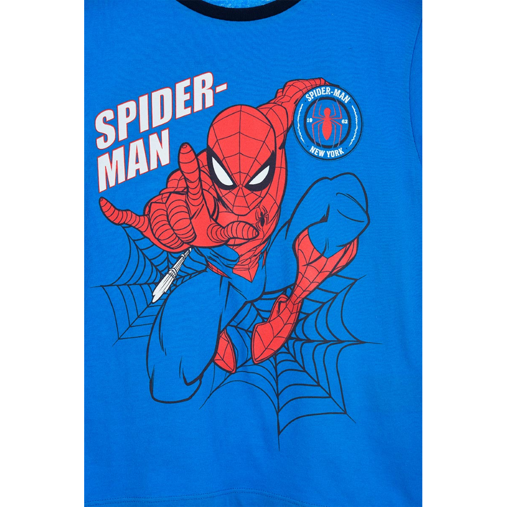 T-Shirt M.c. Spiderman MARVEL Maglietta Bambino Sun City 3/8 Anni - We1208blu