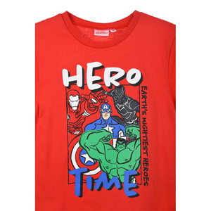 T-Shirt M.c. Aveners MARVEL Maglietta Bambino Sun City 3/8 Anni - We1167rosso