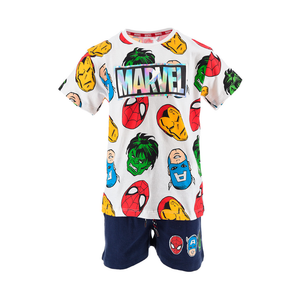 Completo Short + T-Shirt Avengers MARVEL Bambino Sun City 3/8 Anni - We1024bianco