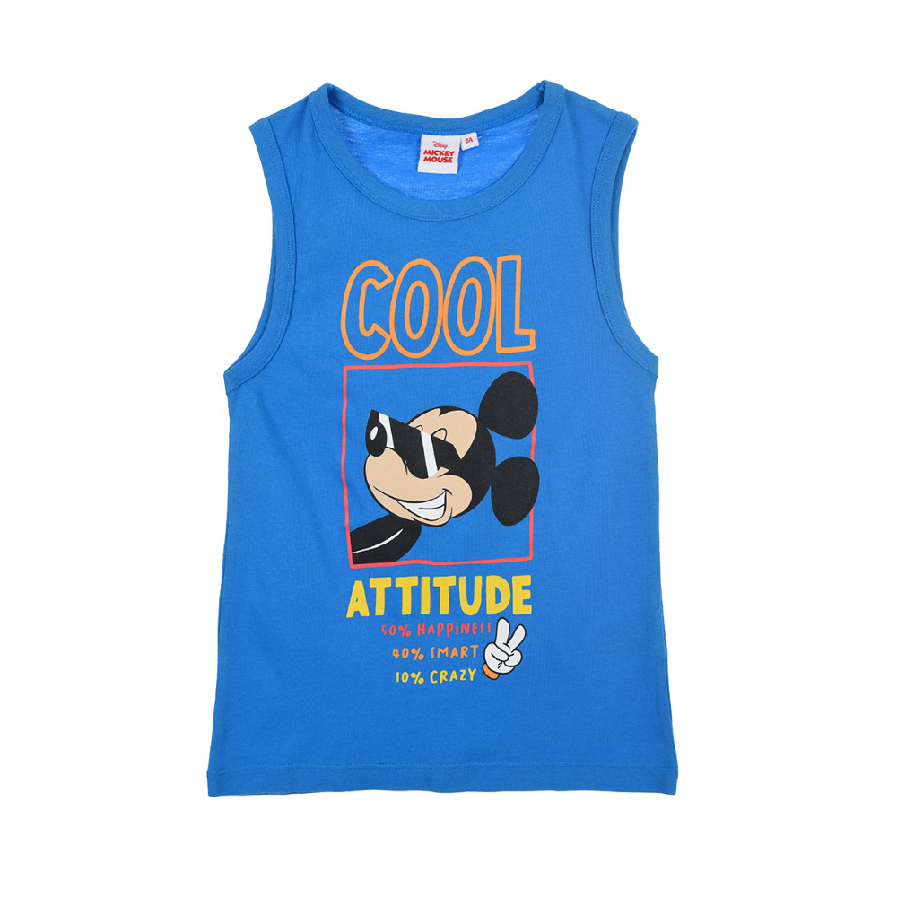 Canotta Topolino DISNEY Maglietta Bambino Sun City - We1035blu