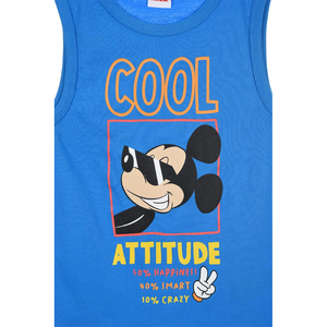 Canotta Topolino DISNEY Maglietta Bambino Sun City - We1035blu