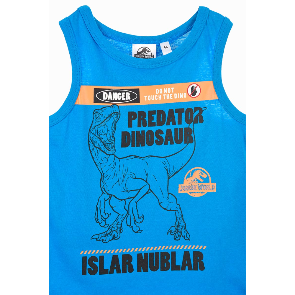 Canotta Jurassic World Maglietta Bambino Sun City - We1207blu