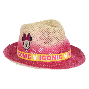 Cappello in Paglia Minnie Mouse DISNEY Estivo Neonata - We4029