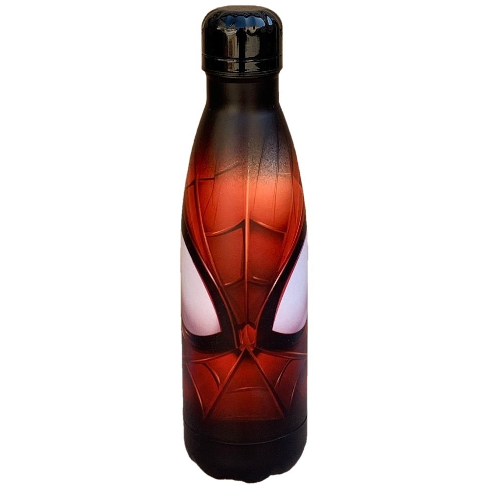 Bottiglia Termica in Acciaio Inossidabile Spiderman MARVEL con Tappo Svitabile 500 Ml - M02186te/n