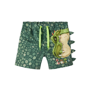 Costume Mare Dinosauri Pantaloncino Bermuda Bambino 1/7 Anni - 13213888verde