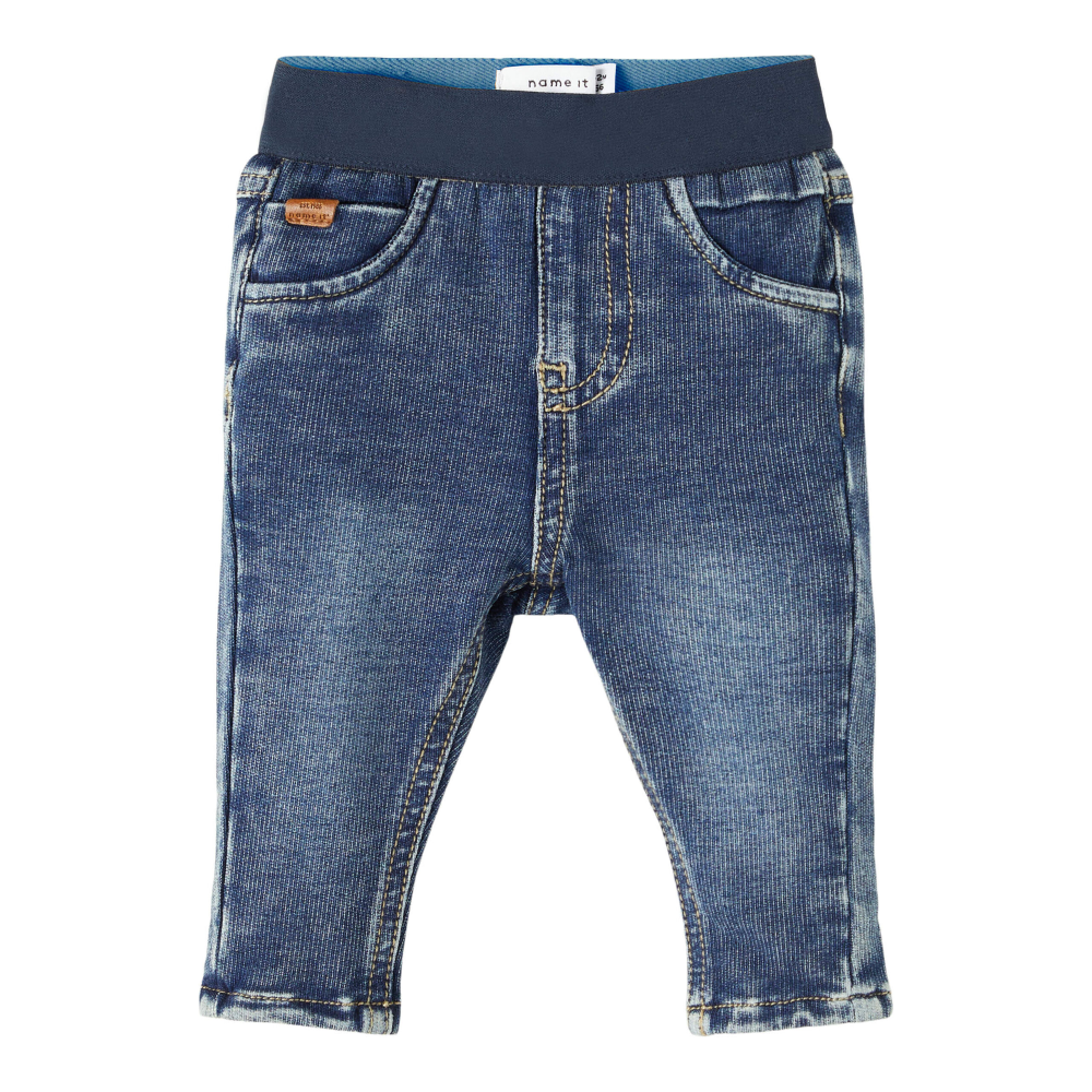 Pantalone Jeans con Vita Elasticizzata Neonato - 13197525