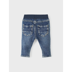 Pantalone Jeans con Vita Elasticizzata Neonato - 13197525