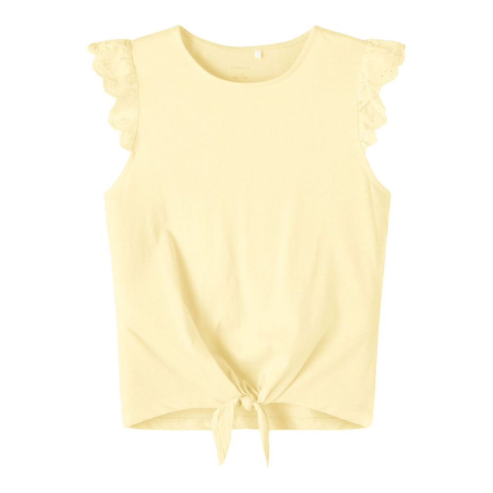 T-Shirt M.c. Maglietta con Nodo Bambina - 13217364giallo