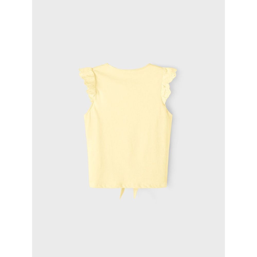 T-Shirt M.c. Maglietta con Nodo Bambina - 13217364giallo