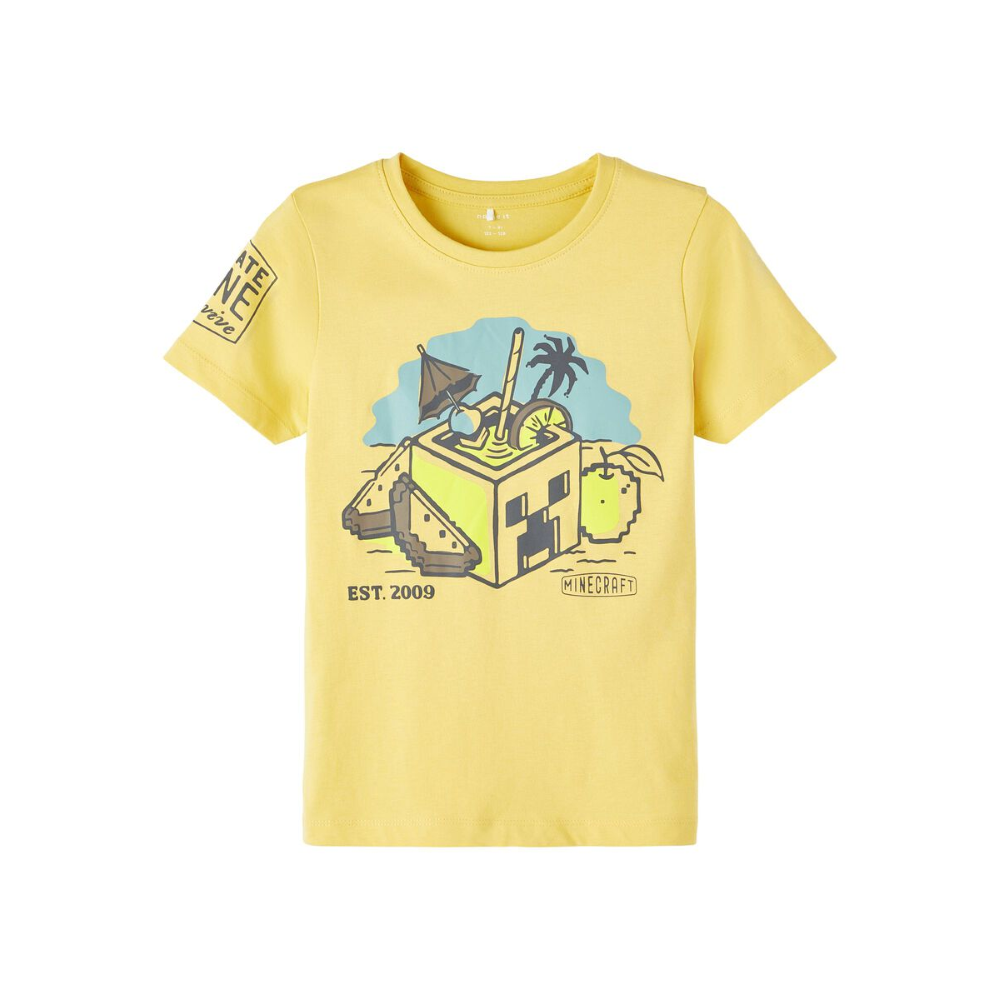T-Shirt M.c. Minecraft Maglietta Ragazzo - 13217955giallo