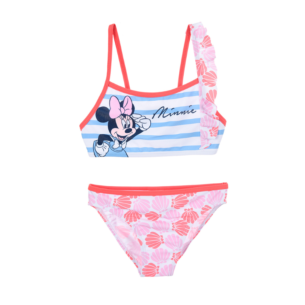 Costume Mare Minnie Mouse DISNEY Bikini 2 Pezzi Bambina - We1862rosa