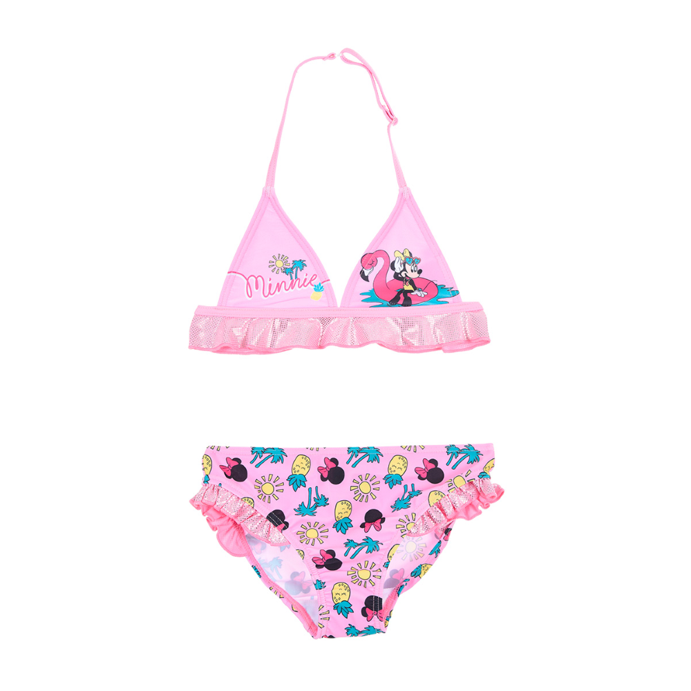 Costume Mare Minnie Mouse DISNEY Bikini 2 Pezzi Bambina - We1868rosa