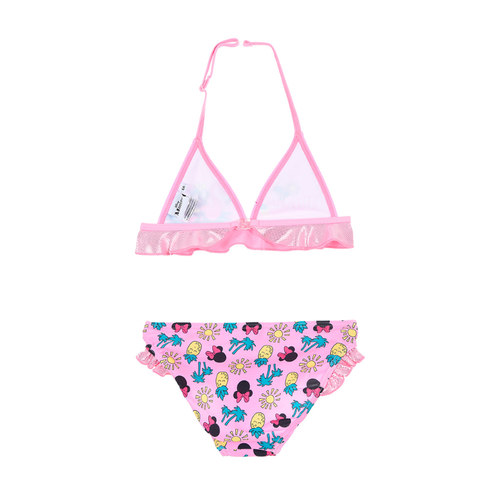 Costume Mare Minnie Mouse DISNEY Bikini 2 Pezzi Bambina - We1868rosa