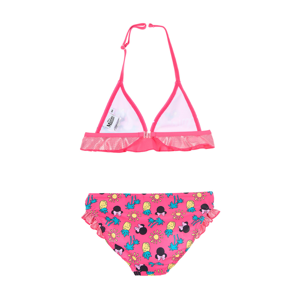 Costume Mare Minnie Mouse DISNEY Bikini 2 Pezzi Bambina - We1868fuxia