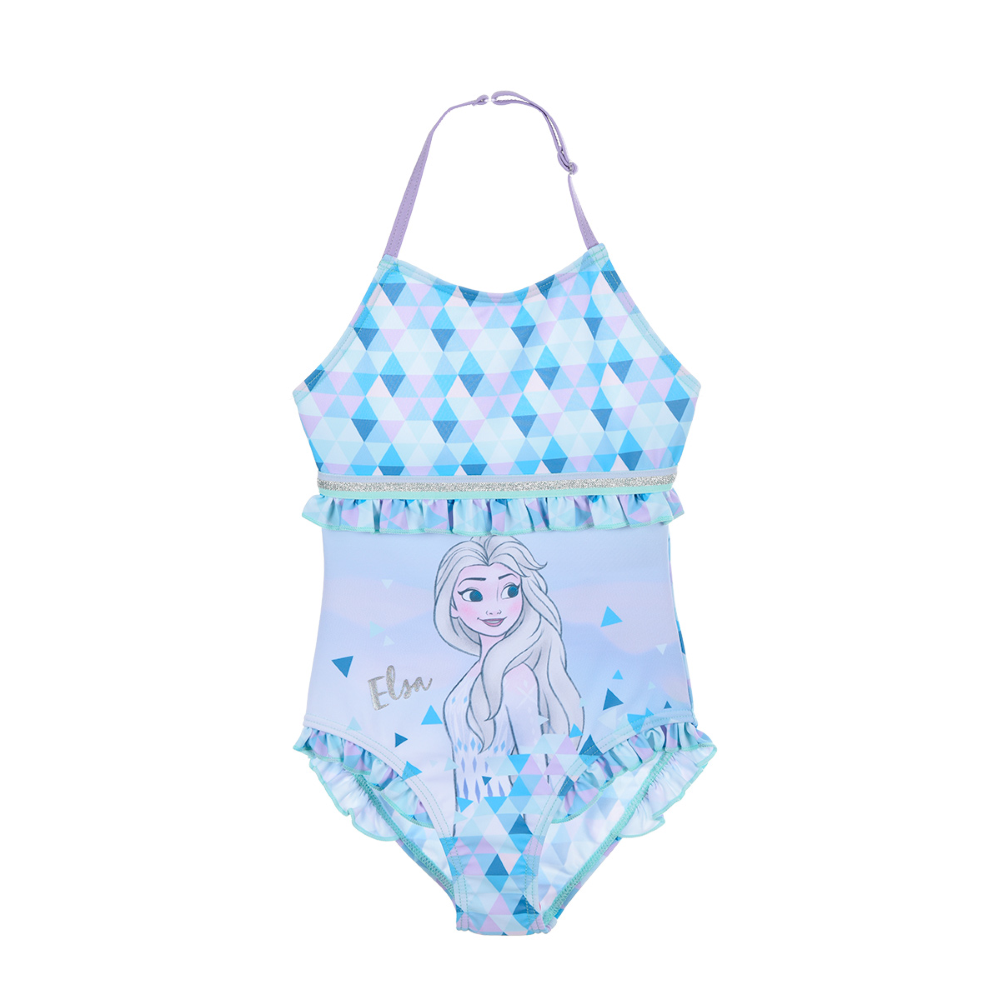 Costume Mare Frozen DISNEY Elsa Intero Bambina - We1881azzurro