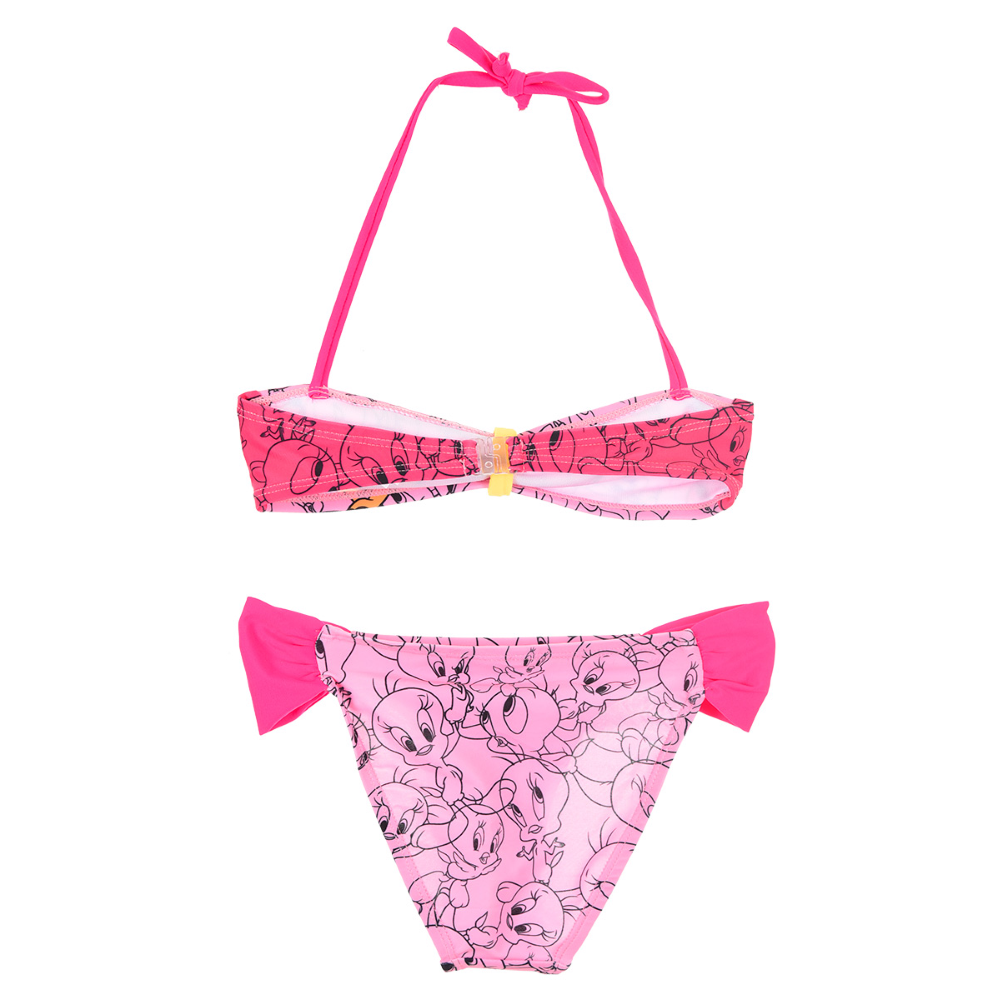 Costume Mare Titti Looney Tunes Bikini 2 Pezzi Bambina - We1918rosa