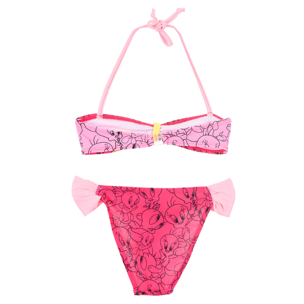 Costume Mare Titti Looney Tunes Bikini 2 Pezzi Bambina - We1918fuxia