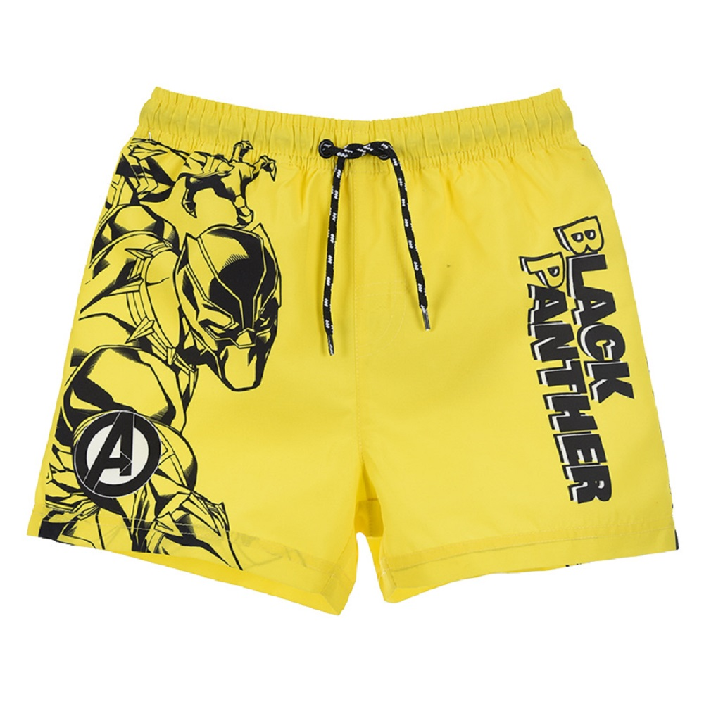 Costume Mare Black Panter MARVEL Avengers Bermuda Pantaloncino Bambino - We1819giallo