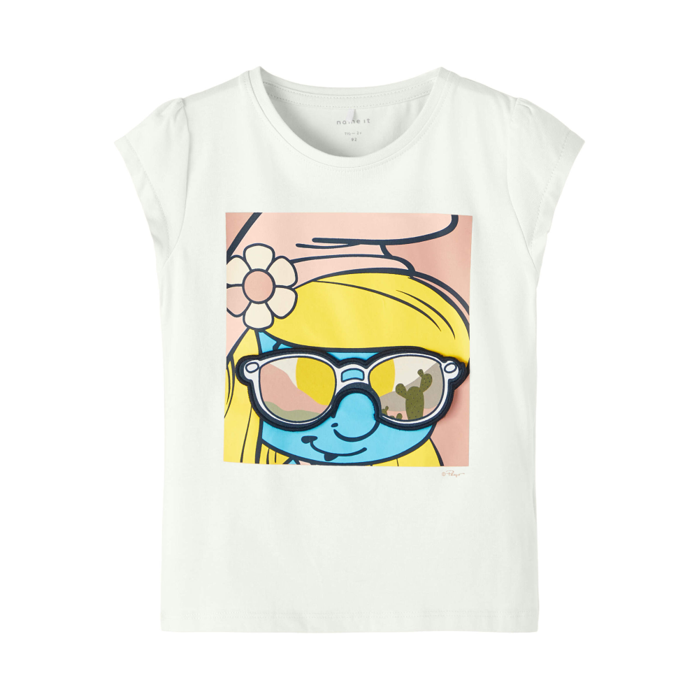 T-Shirt M.c. Puffetta Maglietta Bambina - 13217769bianco