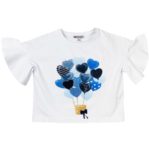 T-Shirt Yours Manica Corta Bambina 3/7 Anni - Ay4376
