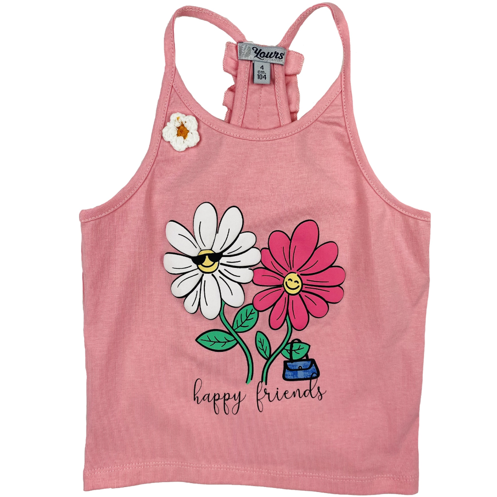 Canotta Yours Bambina 3/7 Anni - Ay4407