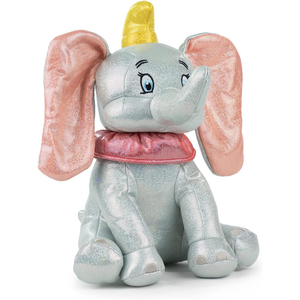 Peluche Dumbo DISNEY 100 Anniversario Cromato Olografico con Suono 30 CM - 760021959