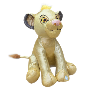 Peluche Simba DISNEY 100 Anniversario Cromato Olografico con Suono 30 CM - 760021960