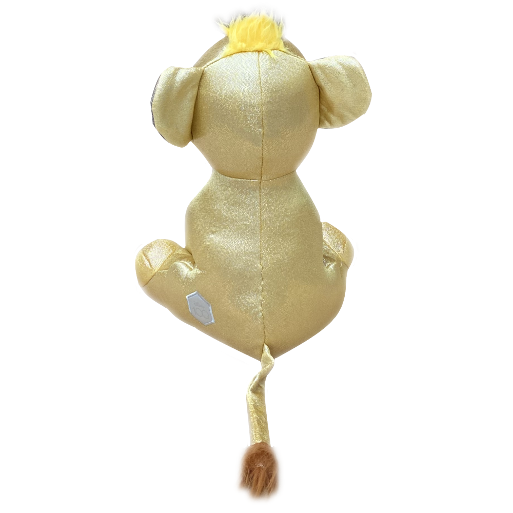 Peluche Simba DISNEY 100 Anniversario Cromato Olografico con Suono 30 CM - 760021960