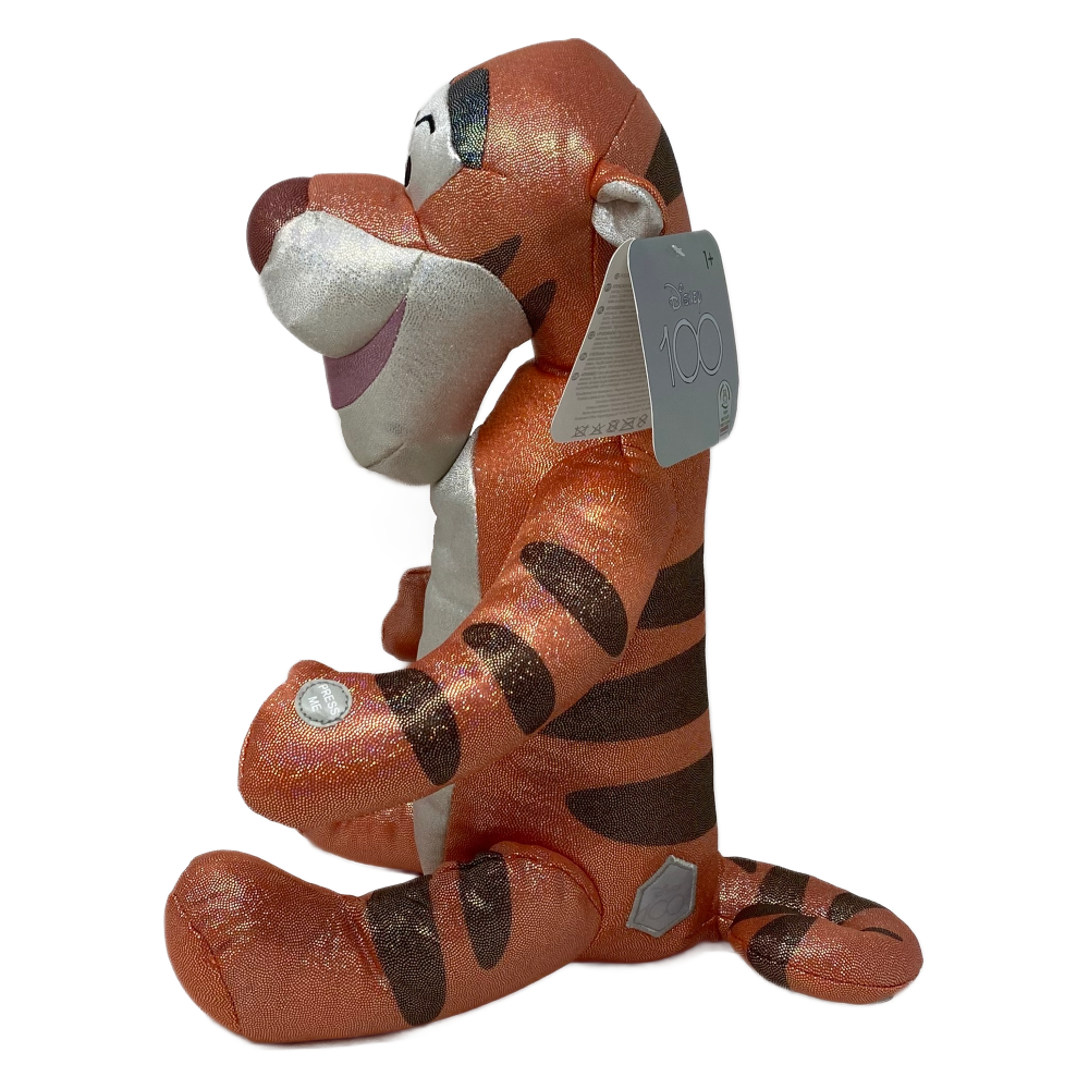 Peluche Tigro DISNEY 100 Anniversario Cromato Olografico con Suono 30 CM - 760021964