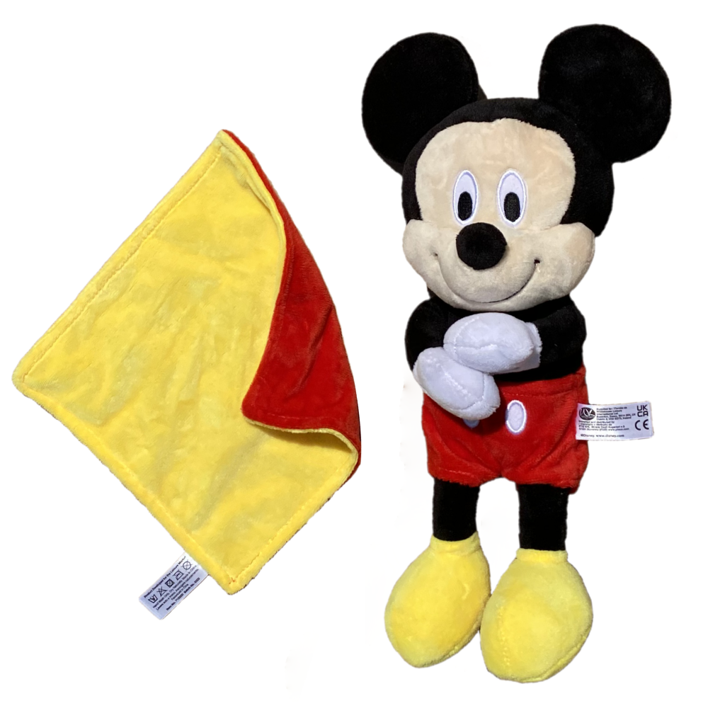 Peluche Mickey Mouse DISNEY Topolino con Copertina 25 CM - 71332d