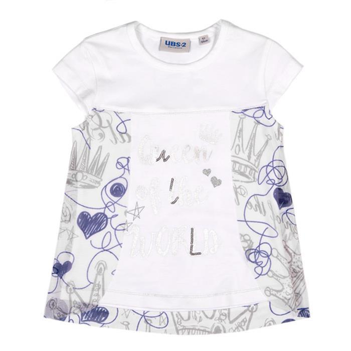 T-Shirt Bambina Ubs2 Taglie 2/14 Anni - 9157