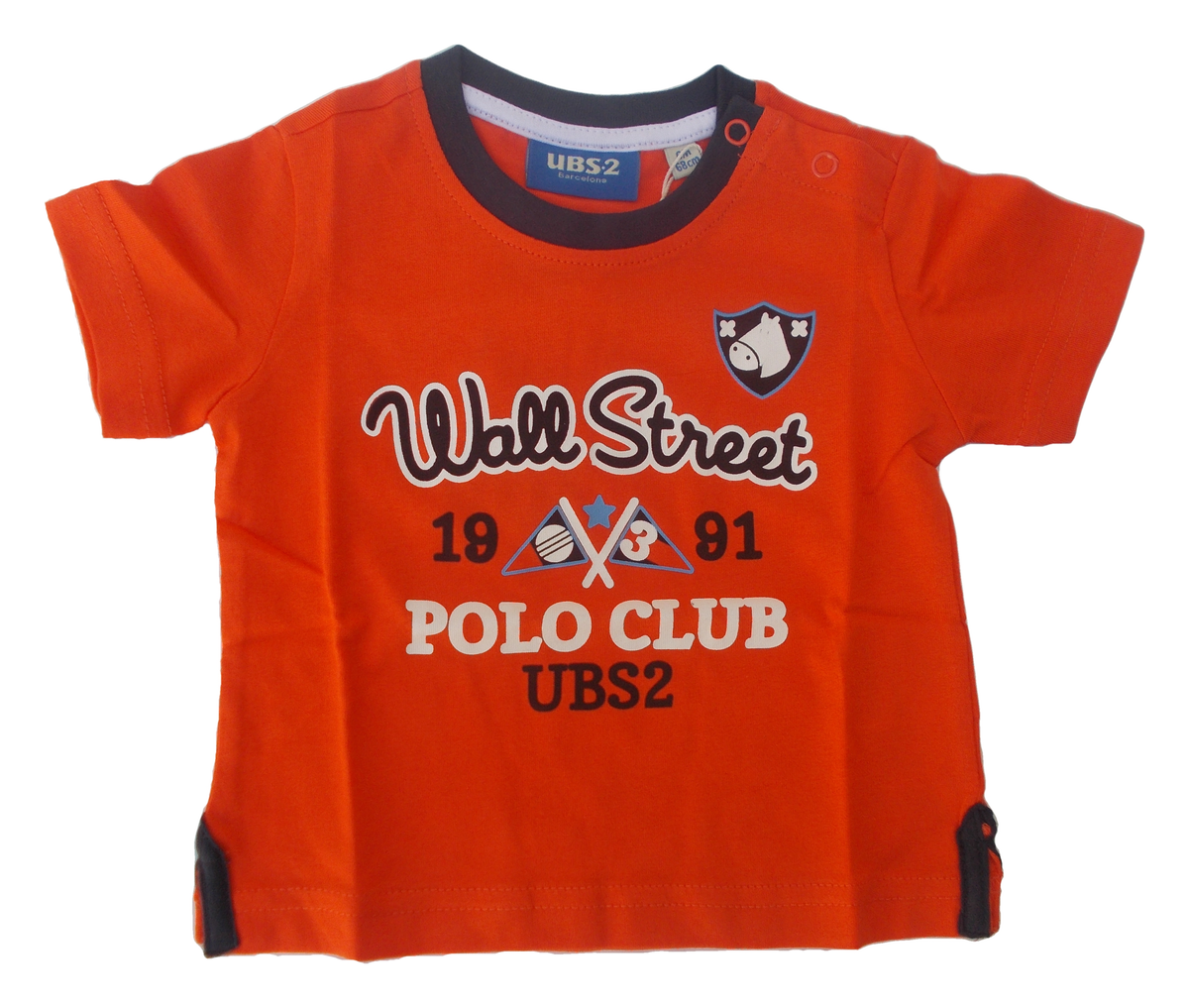 T-Shirt Bambino Neonato Ubs2 Taglie 3/24 Mesi - 9202