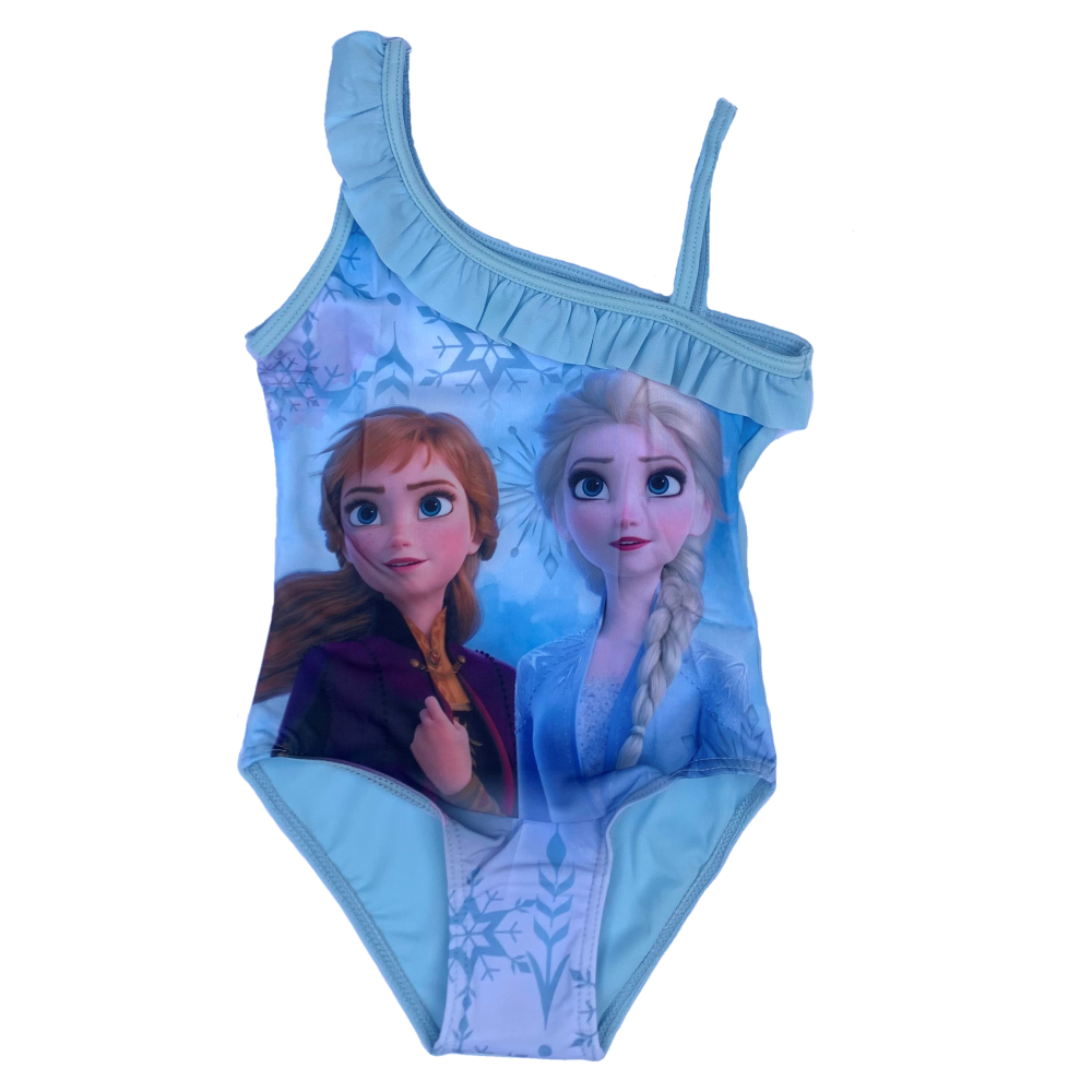 Costume Mare Frozen DISNEY Elsa Anna Intero Monospalla Bambina - Fr-2122-1318