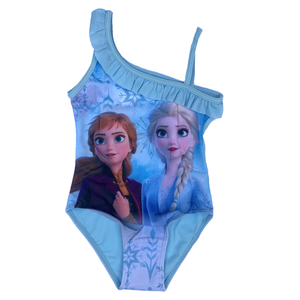 Costume Mare Frozen DISNEY Elsa Anna Intero Monospalla Bambina - Fr-2122-1318